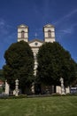 Bucovice, Czech Republic - September 10, 2021 - the Church of the Assumption of the Blessed Virgin Mary